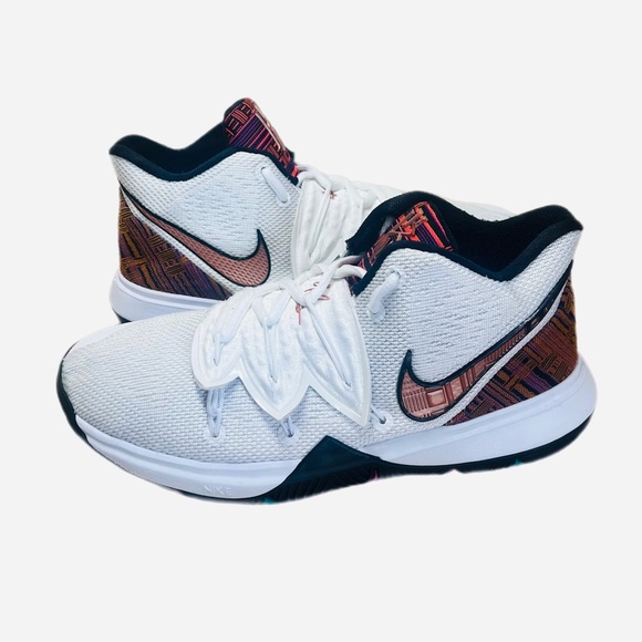 Nike Kyrie 5 “Black History Month” Basketball Shoes CI7894-100 “GS” Youth 4Y - Picture 3 of 9